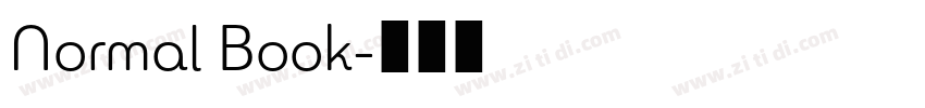 Normal Book字体转换